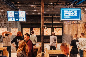 Urban Axe Throwing with a House Drink for Two at Whistle Punks, Leeds, Manchester or Bristol - Img 4