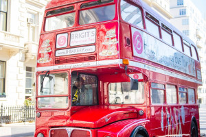 Vintage Afternoon Tea Bus in London for Two with B Bakery