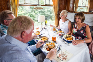 Sunday Lunch Experience for Four aboard The Elizabethan Steam Train