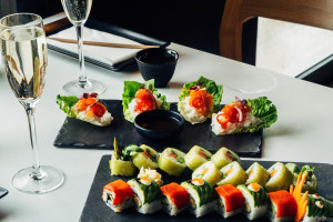 Bottomless Fizz with a Sushi & Asian Tapas Afternoon Tea for Two at inamo, London - Img 3
