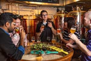 Beer Masterclass with Tastings and Gourmet Burger Meal for Two at Brewhouse & Kitchen