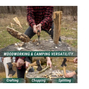 AX3 Topor de despicat / universal Woodcraft Bushcraft, BeaverCraft - Img 4