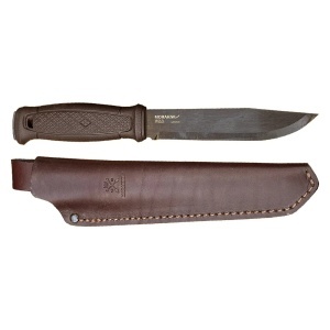 Pachet promo Cutit Morakniv Garberg GRAND Carbon , cu teaca de piele si Amnar Swedish FireSteel BIO army 2in1, Light My Fire - Img 2