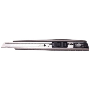 Set Cutter / cutit utilitar metalic mic NT Cutter - 9mm + 10 lame de schimb - Img 7