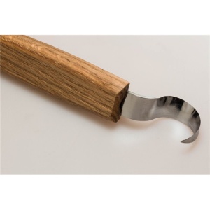 SK1Oak Cutit de cioplit linguri 25mm, cu maner de stejar BeaverCraft - Img 6