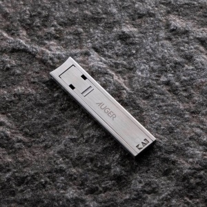 Unghiera Leaf din inox periat produsa de Kai Japonia - Seria AUGER - Img 3