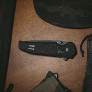 Briceag SOG Vision XR - Black, PARTIAL SERRATED - Img 8