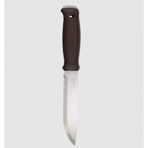 Cutit Morakniv Garberg GRAND din inox , cu teaca de piele pentru outdoor, vanatoare, bushcraft - Img 2