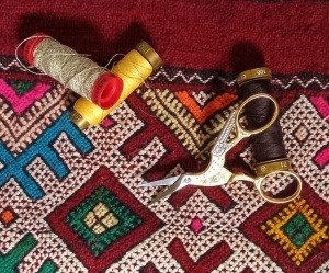 Foarfeca pentru broderie Stork- Colecția Gold lame drepte , Premax - Img 5