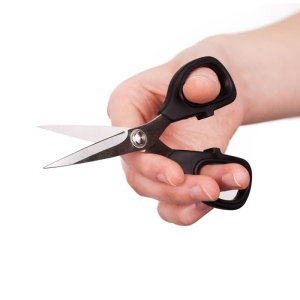 Foarfeca profesionala japoneza Kai pentru croitorie cu lama curbata N5165C - Img 3