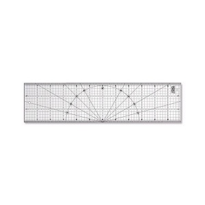 MQR Rigla gradata 15X60CM patchwork, Olfa - Img 1