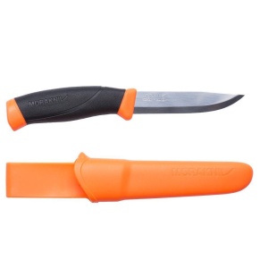 Pachet promo Cuțit Morakniv Companion portocaliusi Spork original bio, Light My Fire - Img 2