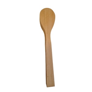 Set 2 linguri si spatula de cioplit din lemn de cires - Img 2