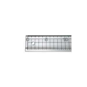 Set Cutter / cutit utilitar metalic mic NT Cutter - 9mm + 10 lame de schimb + rigla 30 cm - Img 8
