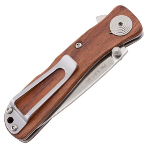Briceag SOG - Twitch II - Drop Point, Satin, Maner din lemn - Img 5