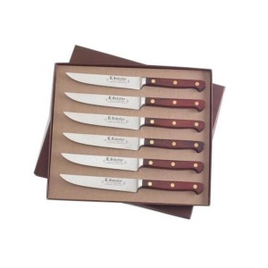 Cutie cu 6 cutite pentru friptura, lungime 13cm, Sabatier Auvergne. - Img 1