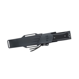 Cutit de supravietuire si bushcraft Fallkniven S1xb – Tungsten Carbide- lama neagra - Img 4