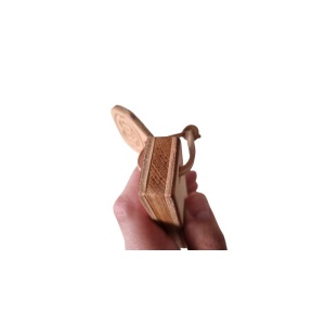 Strop cu doua fete din piele PREMIUM de dimensiuni mici - Img 6