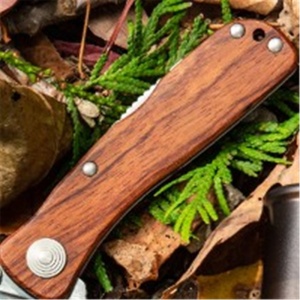 Briceag SOG - Twitch II - Drop Point, Satin, Maner din lemn - Img 12