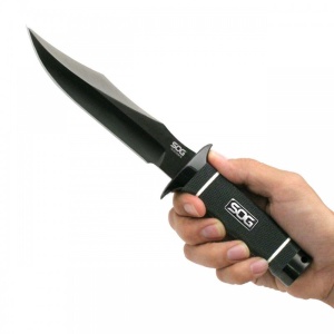 Cutit lama fixa SOG TECH BOWIE - BLACK - Img 10