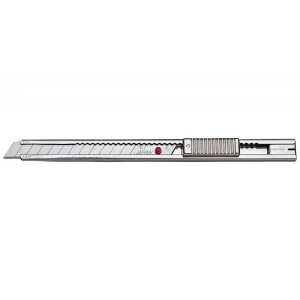 Set Cutter / cutit utilitar INOX mic - NT Cutter - 9mm + 10 lame schimb + placa CM A3 - Img 2