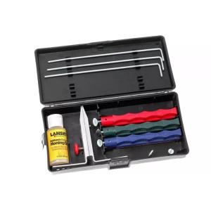 Set LANSKY Standard de ascutire de precizie a cutitelor cu 3 pietre - Img 1