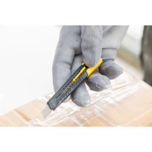 Stanley 0-10-150, Cutter cu blocare prin glisare, dispozitiv de rupere a lamei, 130mm + o lama segmentata 9mm - Img 5