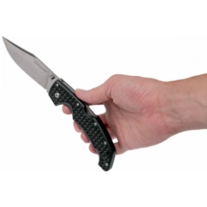 Briceag de buzunar Voyager large Clip Point - Plain Edge, Cold Steel - Img 8
