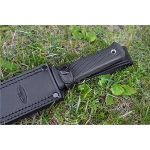 Cutit de supravietuire si buschcraft Fallkniven A1 cu teaca din piele - Img 18