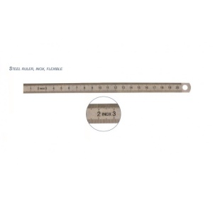 Rigla flexibila din INOX, latime 13 mm - Img 2