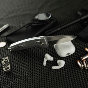 Briceag automat SOG One-Zero AU - Silver + Chrome - Img 9