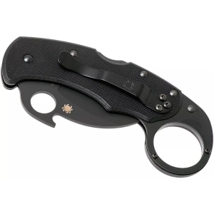 Briceag Karahawk™ G-10 All negru, Spyderco - Img 3