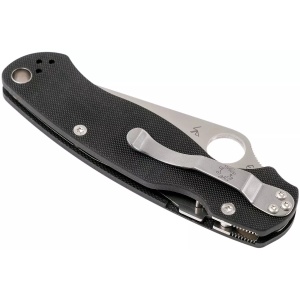 Briceag Para Military™ 2 mana stanga G-10 negru, Spyderco - Img 3