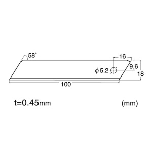 SET 50 LAME CUTTER NESEGMENTATE DE TIP L DE 18MM NT Cutter - Img 1
