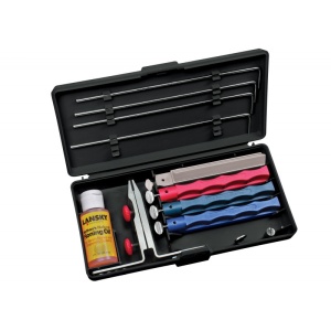 Set LANSKY Universal de ascutire de precizie a cutitelor cu 4 pietre