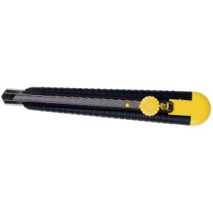 Stanley 0-10-409, Cutter cu blocarea lamei prin roata, DynaGrip, 135mm + o lama segmentata 9mm - Img 1