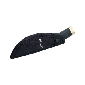 0691BKG-B Cutit de vanatoare Zipper cu carlig si maner din cauciuc, Buck Knives - Img 4