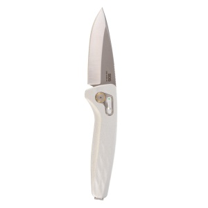 Briceag automat SOG One-Zero AU - Silver + Chrome - Img 1