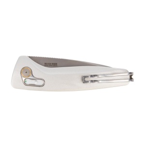 Briceag automat SOG One-Zero AU - Silver + Chrome - Img 4