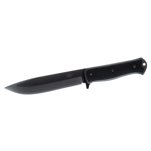 Cutit de supravietuire si bushcraft Fallkniven A1xb – Tungsten Carbide, lama neagra - Img 1