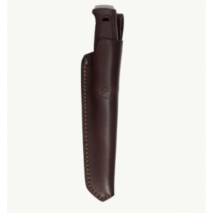 Cutit Morakniv Garberg GRAND din inox , cu teaca de piele pentru outdoor, vanatoare, bushcraft - Img 7