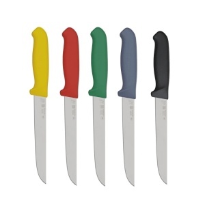 Cutit profesional pentru dezosat/ macelar WSB7S-PUG , cu lama rigida dreapta 180mm, Morakniv Suedia - Img 4