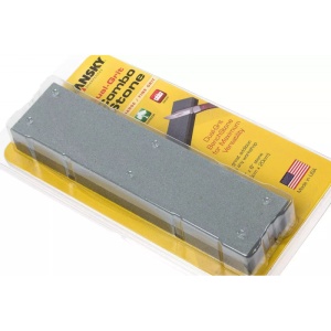 Piatra de banc de ascutit cutite, 5 x 20 cm, cu 2 fete Combo Stone LANSKY - Img 2