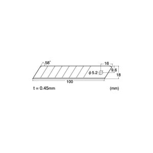 SET 6 LAME CUTTER DE TIP L DE 18MM NT Cutter - Img 3