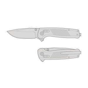 Briceag SOG - Terminus XR LTE - Carbon + Gold - Img 10
