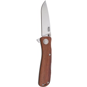 Briceag SOG - Twitch II - Drop Point, Satin, Maner din lemn - Img 7
