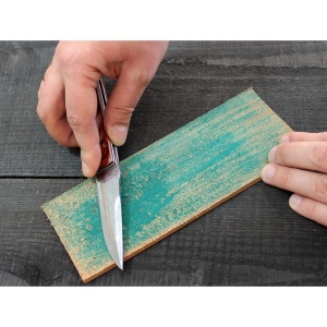 SP200x45.1 Set strop din piele pentru ascutire 200x45 mm cu pasta de ascutire Chrox/Dialux Verde - Img 8