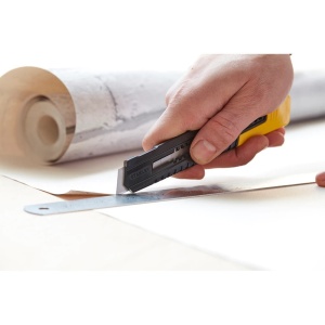 Stanley 0-10-151, Cutter cu blocare prin glisare, dispozitiv de rupere a lamei, 160mm + o lama segmentata 18mm - Img 7