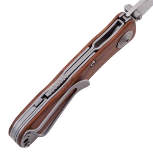 Briceag SOG - Twitch II - Drop Point, Satin, Maner din lemn - Img 4