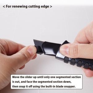 CUTTER/CUTIT METALIC PREMIUM MEDIU CU LAMA DE 18MM - NT CUTTER - Img 7